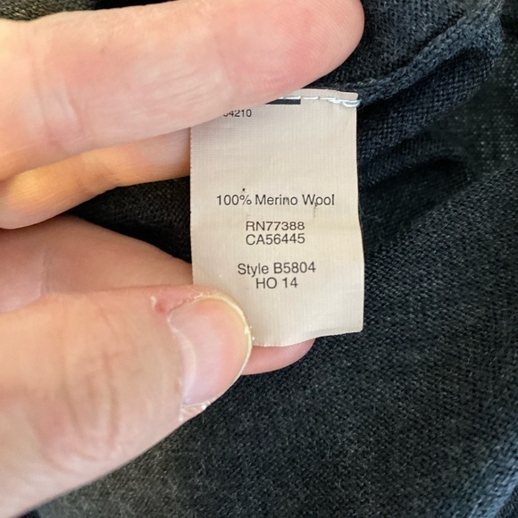 Madewell Grey Northstar Sweater 100% Merino Wool - Picture 8 of 8